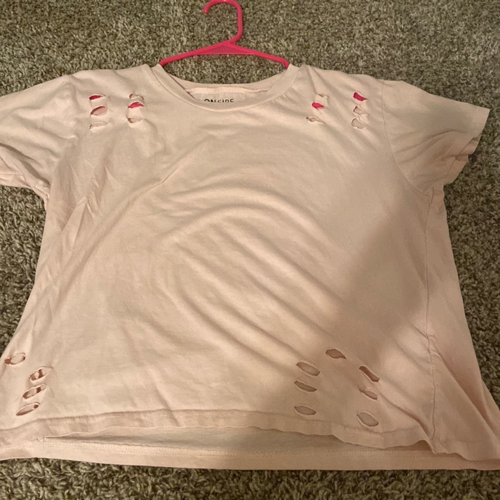 Pink on fire t-shirt